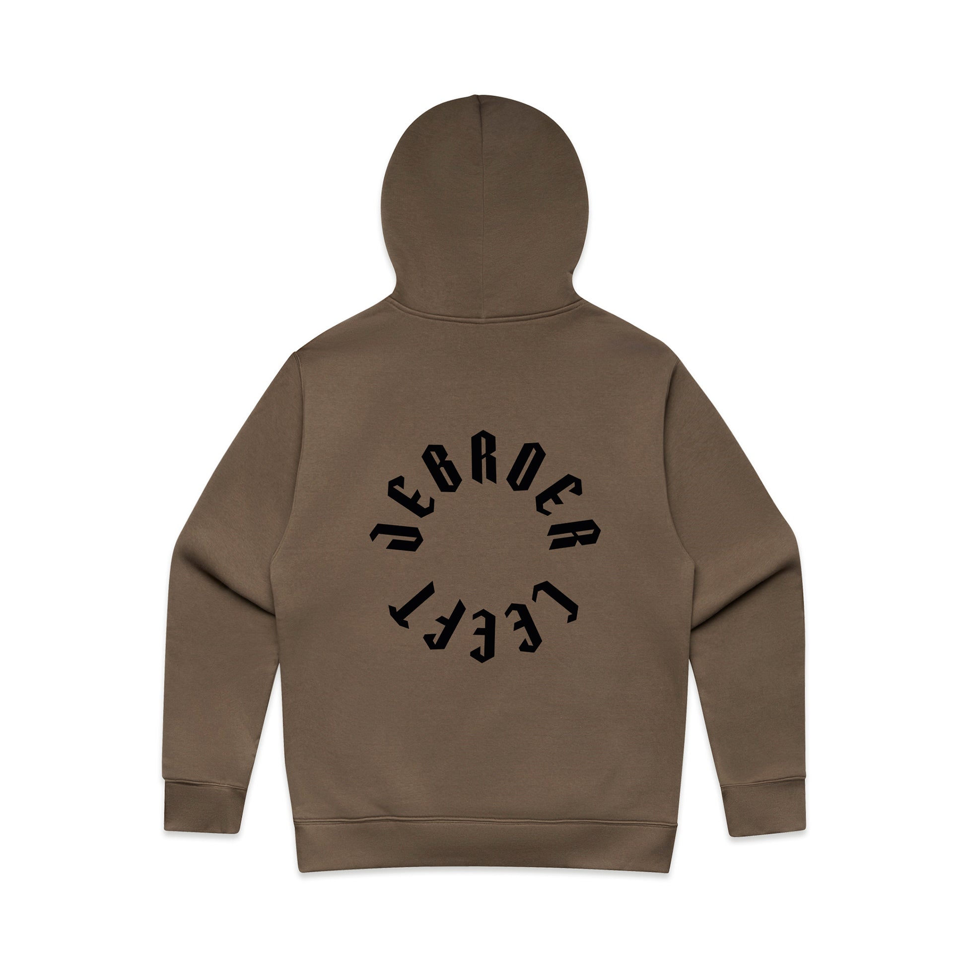 ''LEEFT'' Hoodie Brown